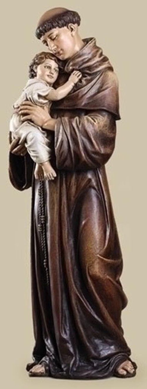 Joseph's Studio – 37" St. Anthony Statue | Inspirational Catholic Figurine for Home or Church Decor