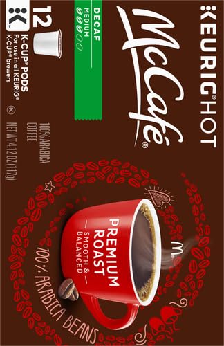 McCafe Decaf Premium Roast Keurig K-Cup, 12 ct