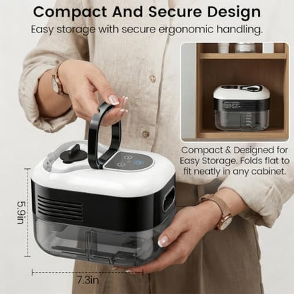 2500W Handheld Steam Cleaner for Home Car Grout - High-Temp Steamer Kit