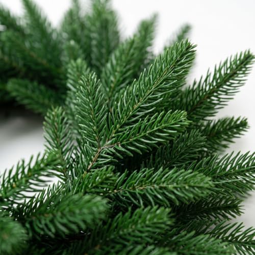 26-Inch Real Touch Pine Wreath for Front Door Holiday Decor