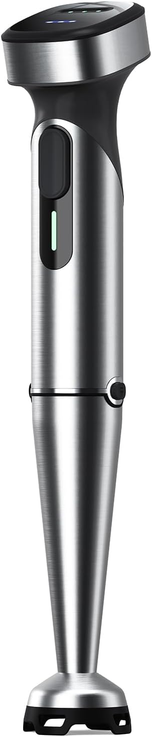 Skiennix Cordless Immersion Blender - Portable Handheld Mixer with Adjustable Speed for Smoothies & Soups