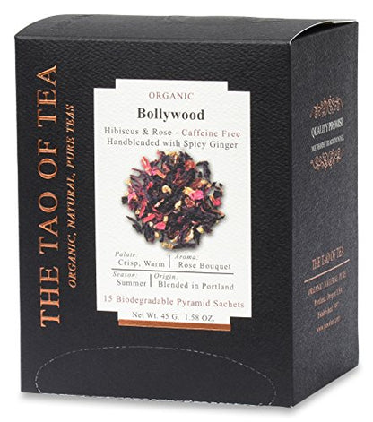 The Tao of Tea Bollywood Box Pyramid Sachets, 15 Sachets