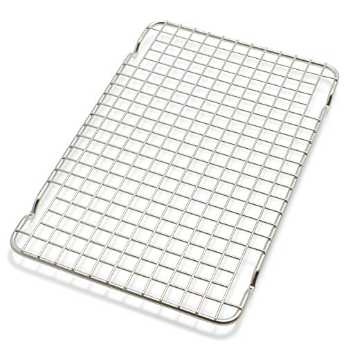 Sur La Table 12" x 17" Stainless Steel Cooling Baking Rack Grid, Silver