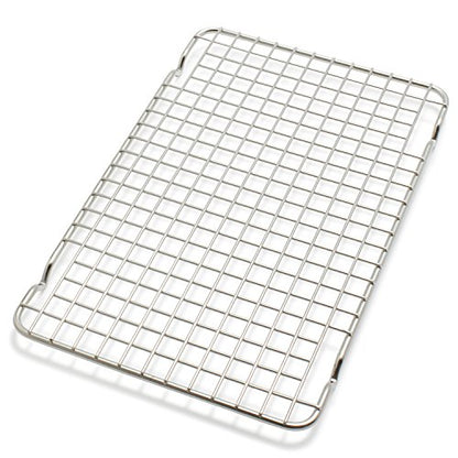 Sur La Table 12" x 17" Stainless Steel Cooling Baking Rack Grid, Silver