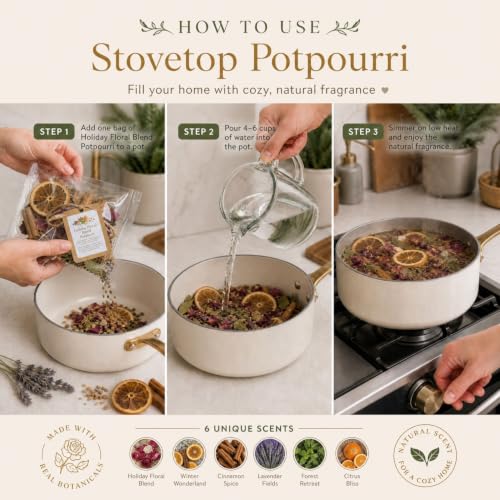 Blessing Simmer Pot Mix Kit - Fall Fragrance Gift Set with Botanicals
