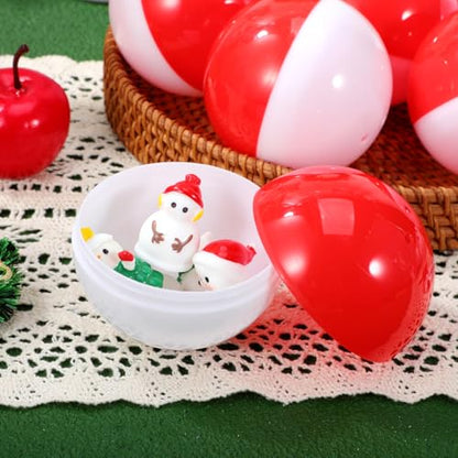 50 Pack Vending Machine Capsules - 2.7 Inch Plastic Gumball Containers for Prizes & Party Favors