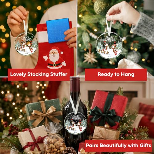 Snowman Christmas Ornament 2026 - Holiday Tree Decor, Keepsake