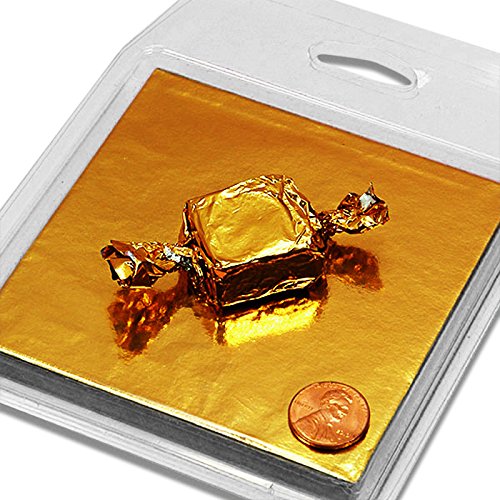 Gold Candy Foil Wrappers 4" X 4"