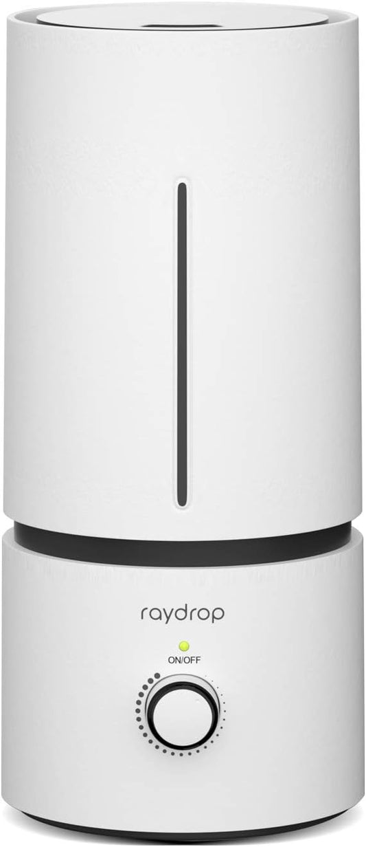 Raydrop Cool Mist Humidifier - Quiet Ultrasonic Design for Bedroom | 1.70L Capacity, Auto Shut Off