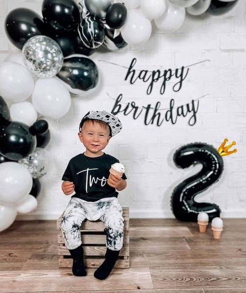 Black 40-Inch Giant Number 1 Balloon by [Brand Name] | Perfect First Birthday Decoration for Boys and Girls