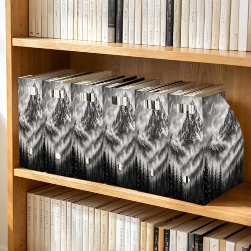 Emelivor Mountain Forest Desk Organizer Magazine File Holder - Variation 3