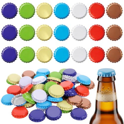 350 Pcs Colorful 13mm Oxygen Absorbing Beer Bottle Caps for Home Brewing