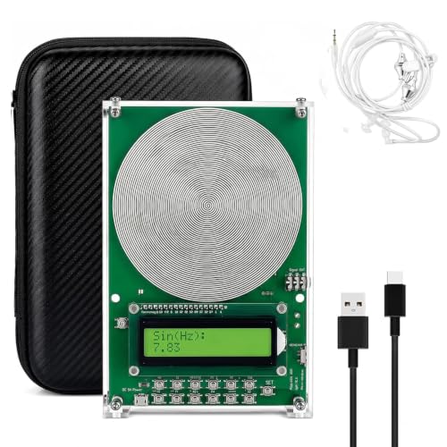 Calminity Green Frequency Machine – 7.83Hz Schumann Resonance Generator with Adjustable 0.01Hz-200kHz Range