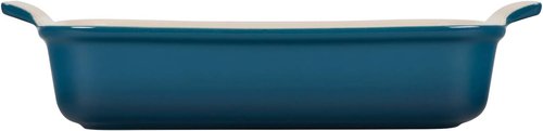 Le Creuset Stoneware Rectangular Baking Dish - 4 Qt. (12" x 9") in Deep Teal