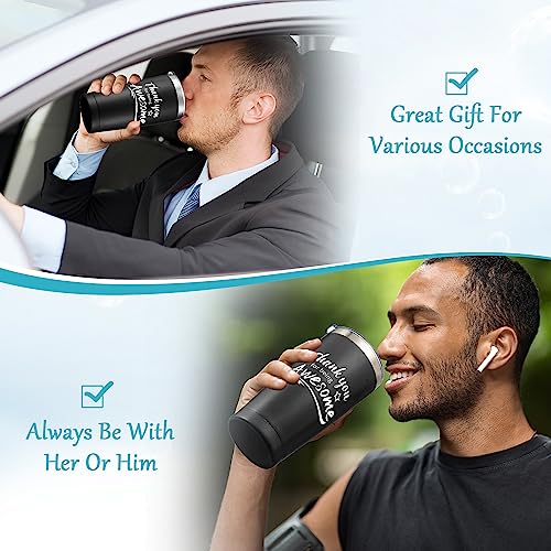 Black Employee Appreciation Tumbler & Keychain Gift Set - 60 Sets