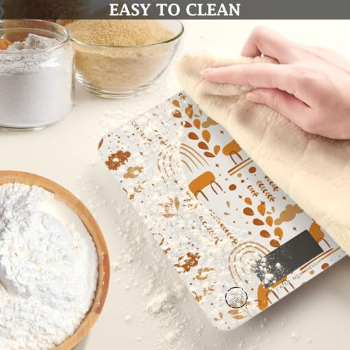 Food Scale Kitchen Scale Food Scales Digital Weight Grams and Ounces Small Electronic Food Scale for Baking Cooking Red Marble