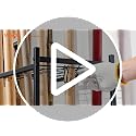 Small Garden Tool Organizer Rack with 35 Slots & Hooks - Metal Garage Storage