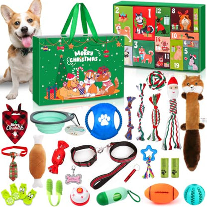 Dog Toys Advent Calendar 2026 - Interactive Holiday Gift for Dogs