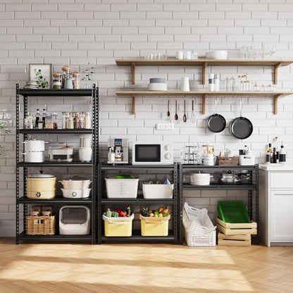 Heavy Duty Steel Garage Storage Shelves - 36 Inch Wide, Adjustable, 1500 Lbs Capacity