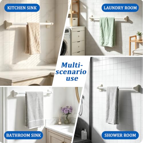 24 Inch Adjustable Towel Bar Replacement Rod for Bathroom