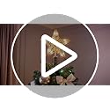 Green 6ft Pre-Lit Artificial Christmas Tree with 1000 Tips & 250 LED Lights