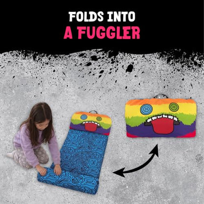 Kids Slumber Bag with Attached Pillow - 27x55 Inch Sleepover Blanket