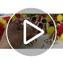 Brass Pooja Bells with J Hook - 2 Inch Hanging Wall Ornaments, Silver & Gold (12) - Christmas Decor