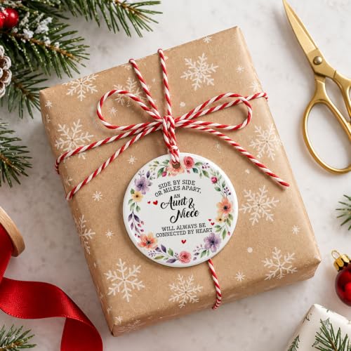 Aunt Niece Christmas Ornament - Holiday Gift, Festive Decoration - Variation of THIS listing