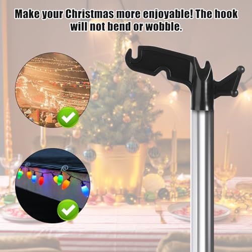 Plastic Utility Hook for Extension Poles - Hang Lights, Ropes, Cages