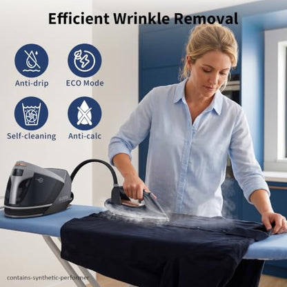 1800W Clothes Steamer with 1.5L Removable Water Tank - Garment Steamer