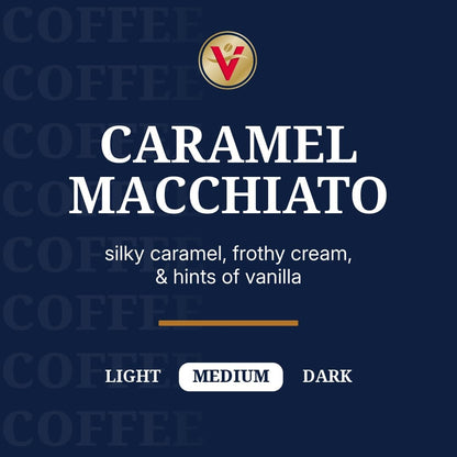 Victor Allen's Coffee Caramel Macchiato Pods - 80 Count Medium Roast for Keurig K-Cup Brewers