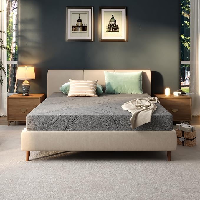 Foldable Queen Memory Foam Mattress Topper 6 Inch – Trifold Portable Guest Bed