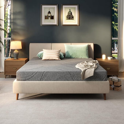 Foldable Queen Memory Foam Mattress Topper 6 Inch – Trifold Portable Guest Bed