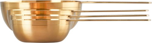 Le Creuset Measuring Cups - Gold Set of 4 (1, 1/2, 1/3, 1/4 Cups) | Durable and Stylish Design