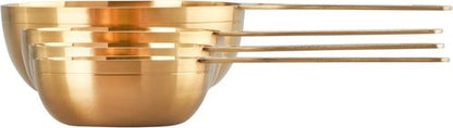 Le Creuset Measuring Cups - Gold Set of 4 (1, 1/2, 1/3, 1/4 Cups) | Durable and Stylish Design