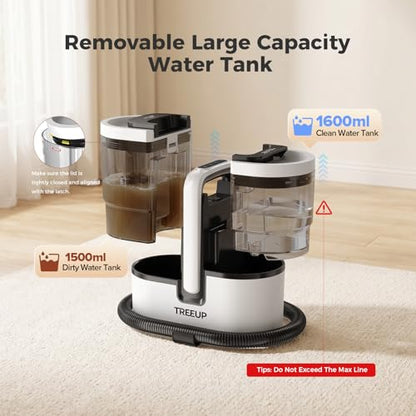 Portable Carpet and Upholstery Steam Cleaner with Multi-Tool Attachments