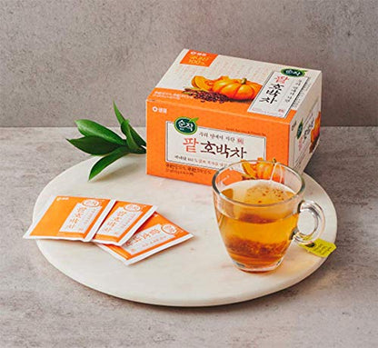 RAUM Food 100 percent Natural Organic Tea 0.7g x 40 T Tea bags 티백차 (Red Bean & Pumpkin)