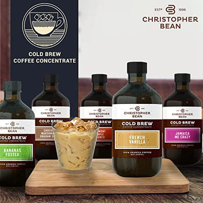 Decaf Colombian Coffee Concentrate, Unsweetened Cold Brew & Iced Coffee Distillate Liquid Java. Hand Crafted Concentrated 100% Arabica, Pure Coffee Bean Extract 8-Ounce Bottle, 40 Servings