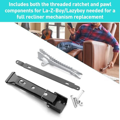 Lazy Boy Recliner Replacement Ratchet and Pawl Set - Full Mechanism Kit