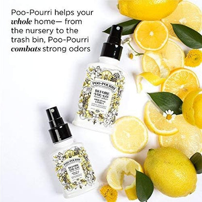 Poo-Pourri Before-You-Go Toilet Spray - Original Citrus Travel Size | 0.34 Fl Oz, Up to 20 Uses, TSA Approved