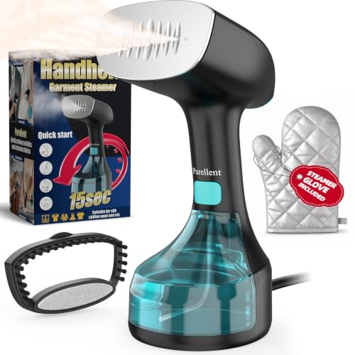 Portable 1900W Clothes Steamer with 3 Steam Modes & Fabric Brush - Fast Wrinkle Remover