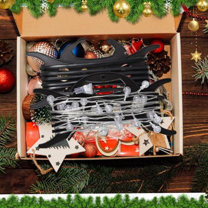 Christmas Light Storage Holder Reel - Black, 36 Pack