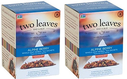 Two Leaves and a Bud Alpine Berry Herbal Tea (30 Bags)