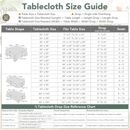 Farmhouse Embroidered Linen Texture Square Tablecloth 70x70 Inch Almond Buff
