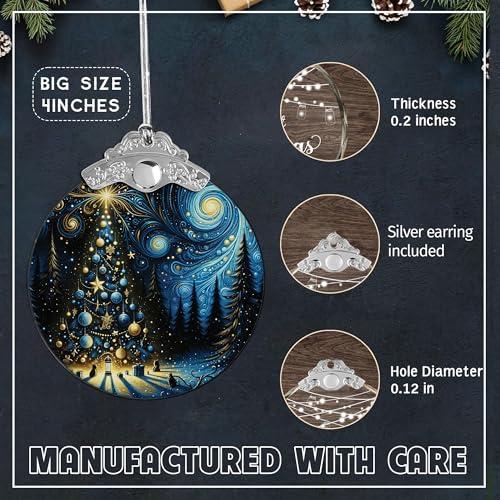 Starry 2026 Christmas Tree Ornament - Holiday Decor, Gift Idea