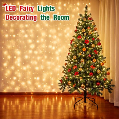 3-Pack USB Fairy String Lights 6.56ft 20 LED Warm White Indoor Decor - Variation 3