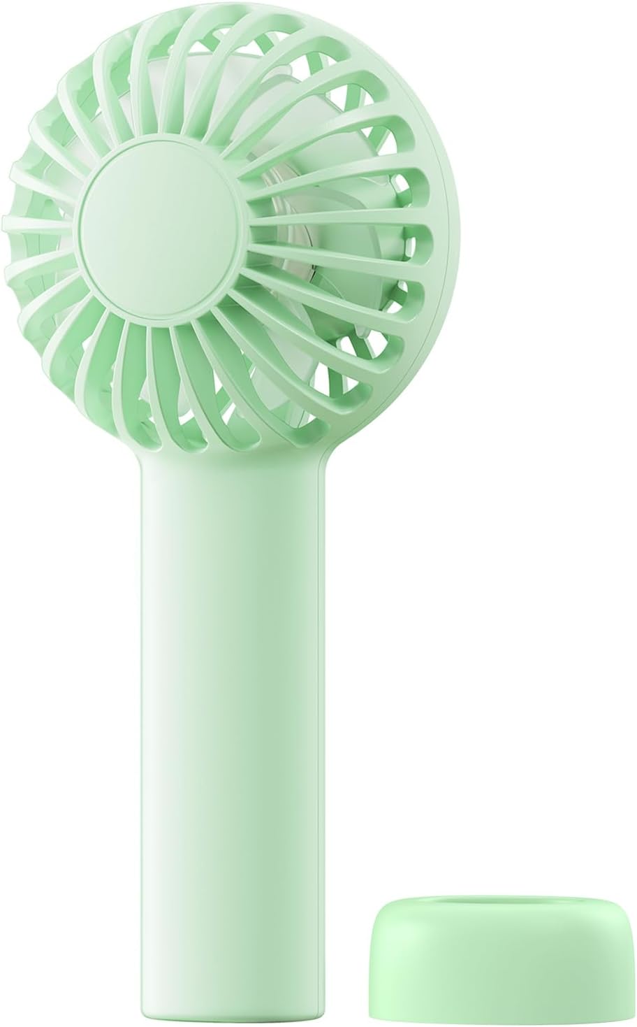 Sweetfull Mini Portable Fan - Rechargeable Handheld Fan with 3 Speeds | Cute Green Design for Travel & Makeup