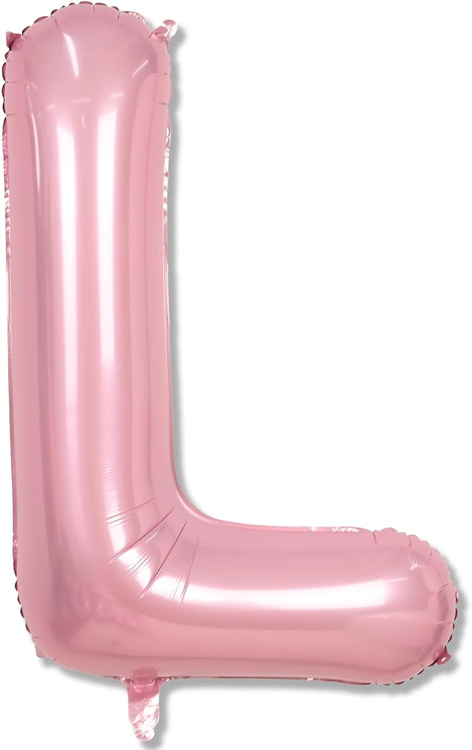 Skiennix 40-Inch Giant Pastel Pink Letter L Balloon - Self-Inflating Mylar Decoration for Birthdays