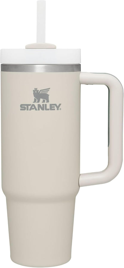 STANLEY Quencher H2.0 Tumbler - 30 oz Insulated Stainless Steel with Handle & Straw | BPA-Free Dune