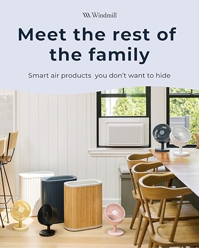 Windmill Window Air Conditioner - Quiet & Smart, Easy Install, Voice-Enabled, Remote & App Control AC Unit - 5,000 BTU Lite